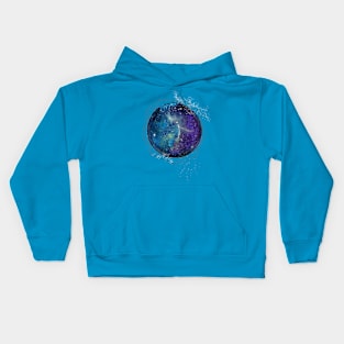 Blue Galaxy Kids Hoodie